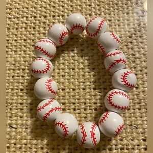 Baseball Stretch Band Bracelet